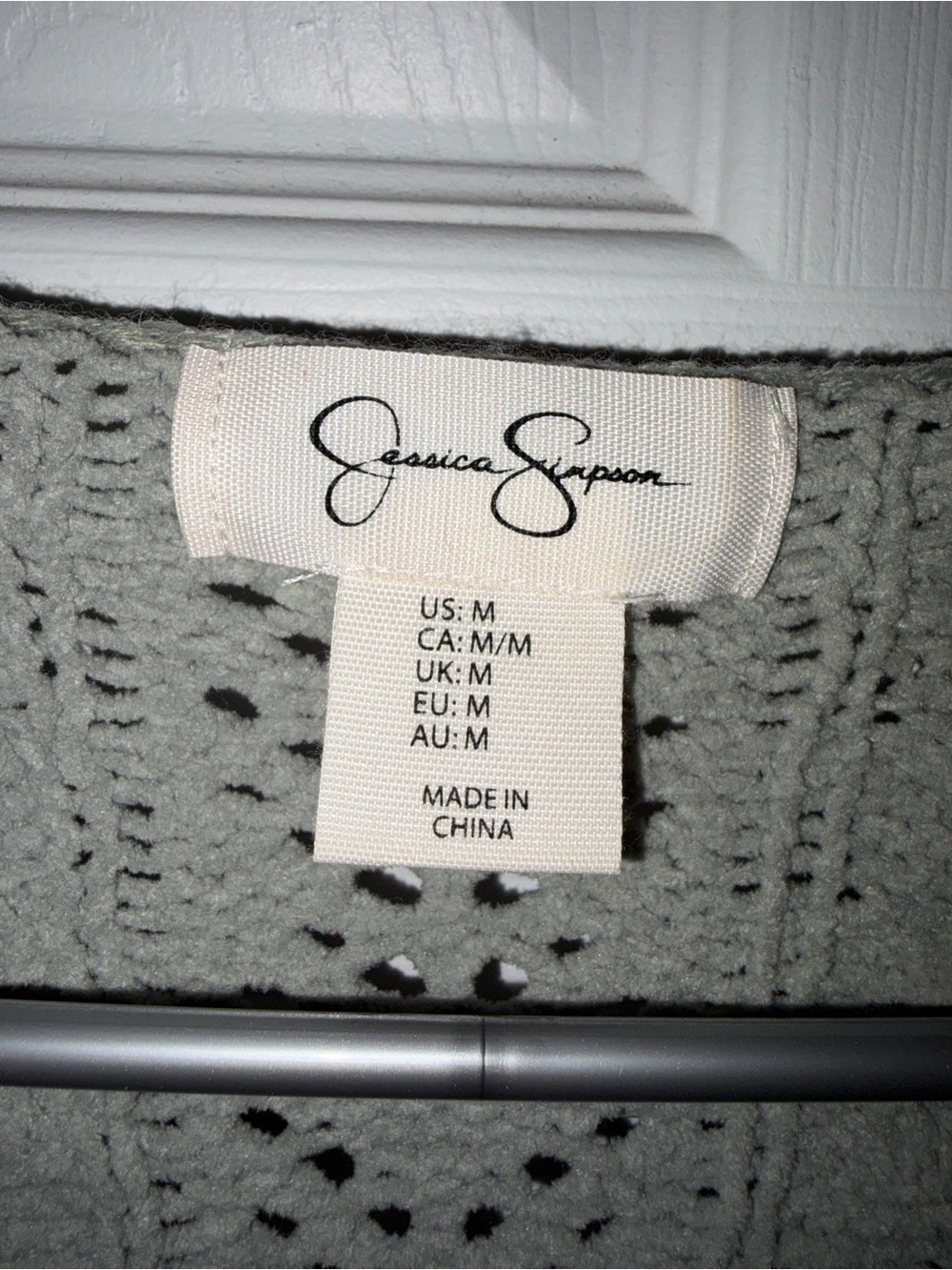 🖤 Jessica Simpson Open Front Knit Cardigan - Olive Green Cute - Picture 2 of 7